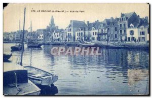 Old Postcard Croisic (Loire inf) Port View Boat