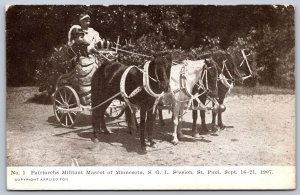 K31/ St Paul Minnesota Postcard c1910 Patriarchs Militant Mascot S.G.L. 349