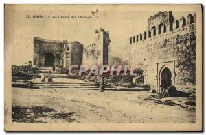 Old Postcard Rabat Casbah Oudaias