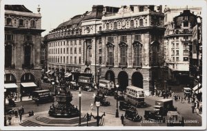 England Piccadilly Circus London Vintage RPPC C135