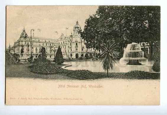 127491 Germany WIESBADEN Nassauer Hof HOTEL Vintage PC