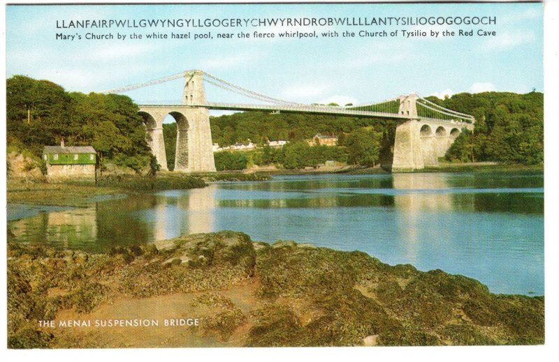 Mary's Church, Bridge, WLLLLantysiliogogogoch,  Anglesey Island, Wales