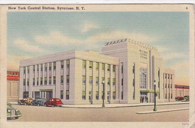 New York Syracuse New York Central Station 1943