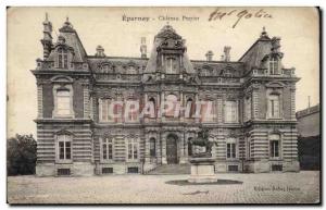 Old Postcard Epernay Chateau Perrier