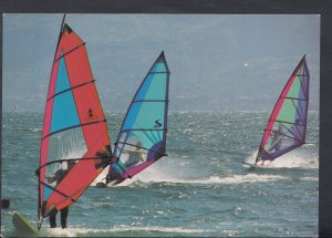 Sports Postcard - Windsurfing - Lago Di Garda, Italy      T1981