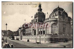 Old Postcard Le Havre new casino Marie Christine