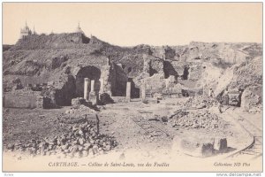 Carthage,Tunis, Tunisia, 00-10s ; Colline de Saint-Louis, vue des Fouilles