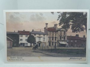 The Queens Square Attleborough Norfolk Vintage Repro Postcard