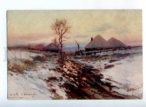 224375 RUSSIA PROKOFIEV first snow UKRAINE rare old postcard