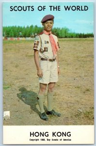 c1968's Hong Kong Scouts Of The World Boy Scouts Of America Youth Trees Postcard