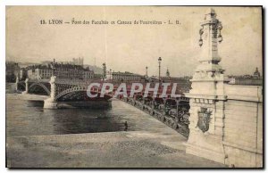 Old Postcard Lyon Bridge Faculties and Coteau Fourvi?res