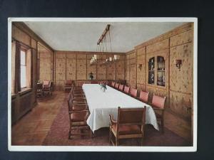 Mint Germany Obersalzberg Berchtesgaden Postcard Leaders Home Dining Room RPPC
