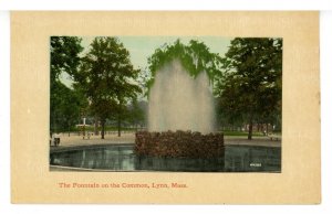 MA - Lynn. The Common & Fountain   