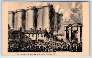 Prise de la Bastille le 14 juillet 1789 LL. France Postcard