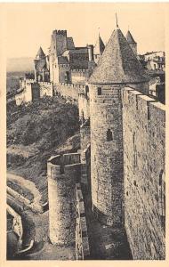 BR72987 la tour pinte et la defense du chateau   cite de carcassonne  france