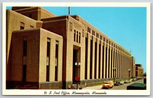 Minneapolis Minnesota~US Government Post Office Street View~Vintage Postcard