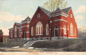 Waynesboro Pennsylvania German Baptist Church Exterior Antique Postcard K90361