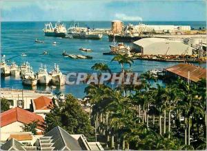  Modern Postcard Mauritius seen of the roads of Port-Louis