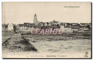 Old Postcard The Banks of the Rance St. Suliac Vue Generale