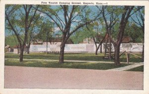 Postcard Tourist Camping Ground Emporia KS