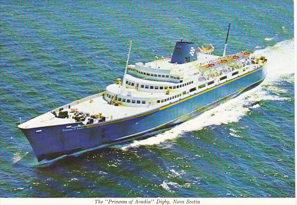 Canada Ferry Princess Of Acadia Digby Nova Scotia