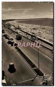 Old Postcard The Cote d & # 39Amour La Baule Beach and New Boulevard