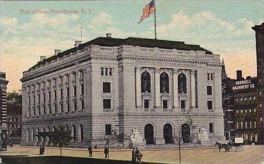 Rhode Island Providence Post Office 1915