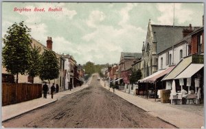 Vintage Brighton Road Redhill England UK Postcard 1907 Canon Series H81