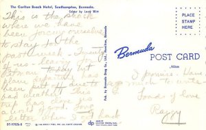 Carlton Beach Hotel Southampton Bermuda Postcard