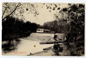 Solomon River Scene Beloit Kan. Kansas Postcard