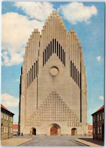 Postcard - Grundtvig's Church - Copenhagen, Denmark