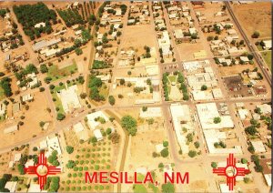 Aerial View of Mesilla NM Postcard L64