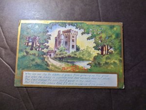 Mint USA Franked Postcard Addressed to Portland ME Blarney Castle