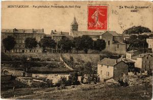 CPA MONTFAUCON - Vue générale et Promenade du Petit-Fosse (517912)