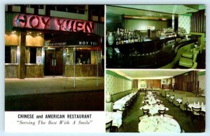 NEW YORK, NY ~ Roadside HOY YUEN Chinese Restaurant c1950s-60s Postcard