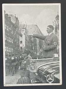 Mint WW 2 Germany Real Picture Postcard Hitler at Nurenberg Nazi Rally 1934