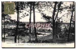 Old Postcard Pontivy General View from the Sapimere of Kerjalotte