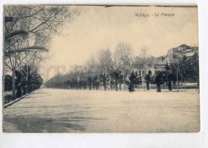 299748 SPAIN MALAGA El Parque Park Vintage postcard