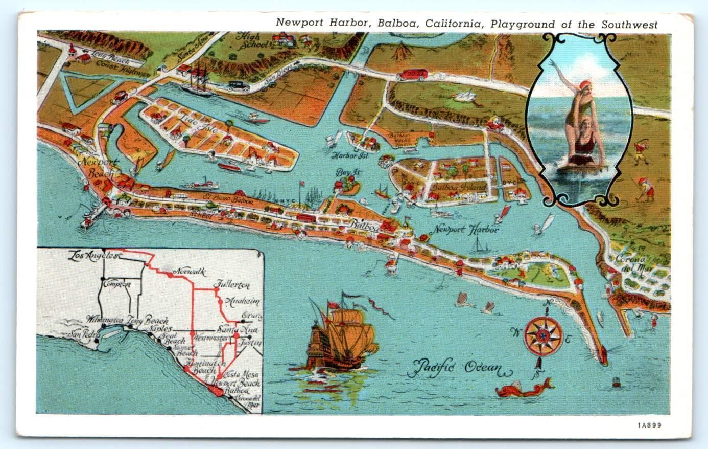 Balboa Island Map