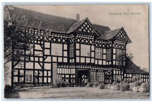 1904 Entrance View of Handforth Hall, Cheshire England Posted Postcard