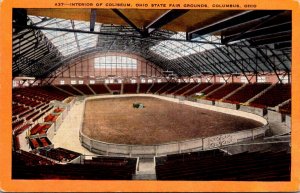 Ohio Columbus Ohio State Fair Grounds Interior Of Coliseum