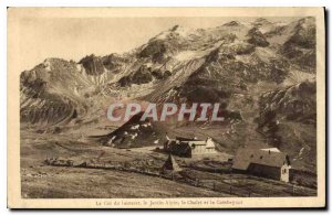 Old Postcard Col du Lautaret the Jardin Alpin Chalet and Combeynot