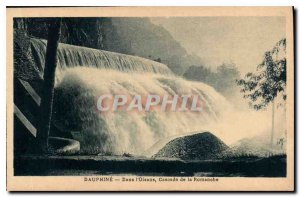 Old Postcard Dauphine in Oisans cascade Romanche