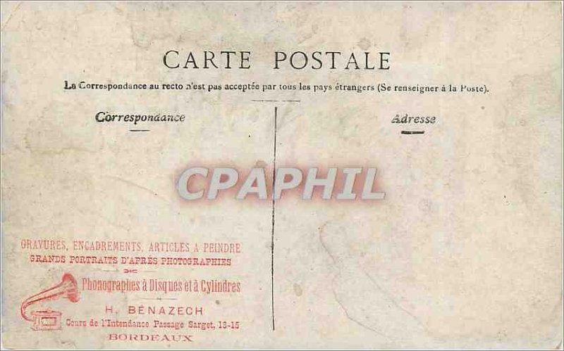 Old Postcard Paris Opera