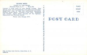 Diamond Point New York Juliana Motel Multiview Vintage Postcard K87578