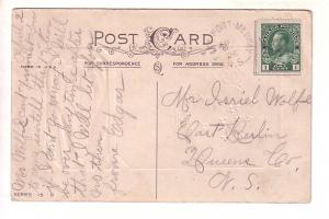 Crocus, Easter,  Used 1926 Split Ring Cancel Nova Scotia