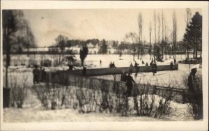 Hartford Connecticut CT Park Scene c1910 Real Photo Postcard