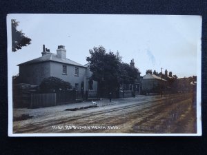 Hertfordshire BUSHEY HEATH High Road c1919 RP Postcard