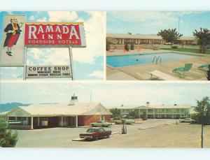 Unused Pre-1980 RAMADA INN MOTEL & RESTAURANT Van Horn Texas TX u5600@