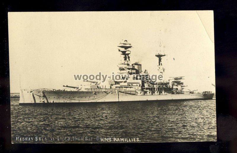 WL1904 - Royal Navy Warship - HMS Ramilles - postcard 